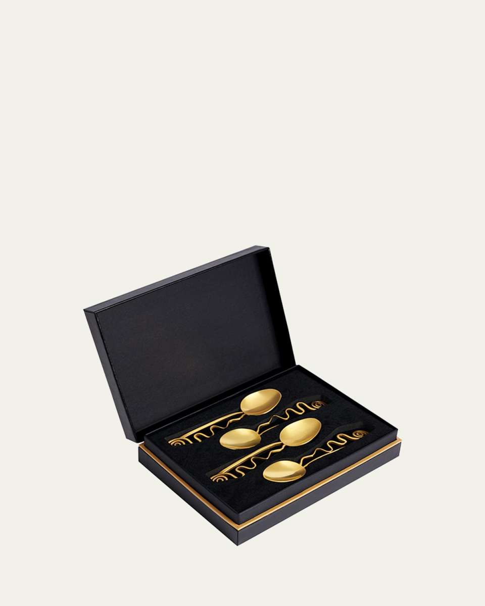 Spirale Cocktail Spoons, Set of 4